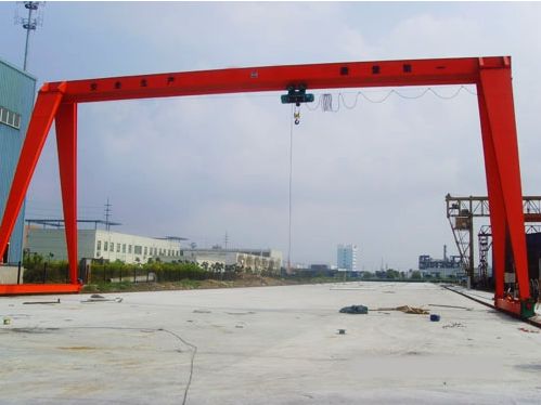 Lub Teeb Liab 20T Tib Lub Taub Hau Girder Gantry Crane